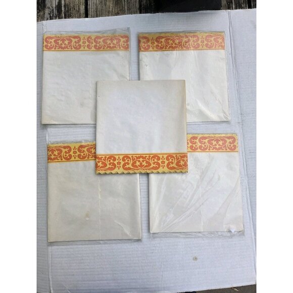 5 Pkgs Vintage Roylcraft Shelf‎ Paper 1960's Retro Design 5 Yds X 9" Mid Century - Picture 3 of 4